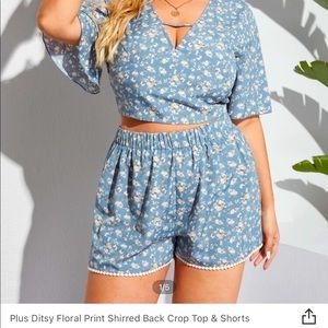 Crop Top with Shorts Outfit